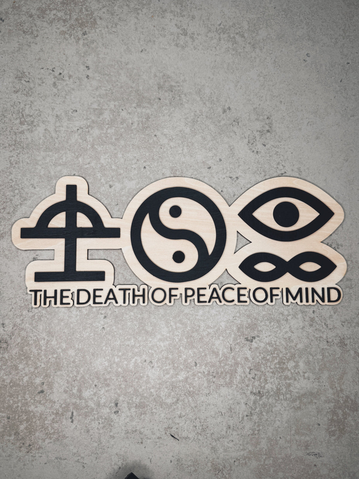 Wallart "Death Peace Mind"