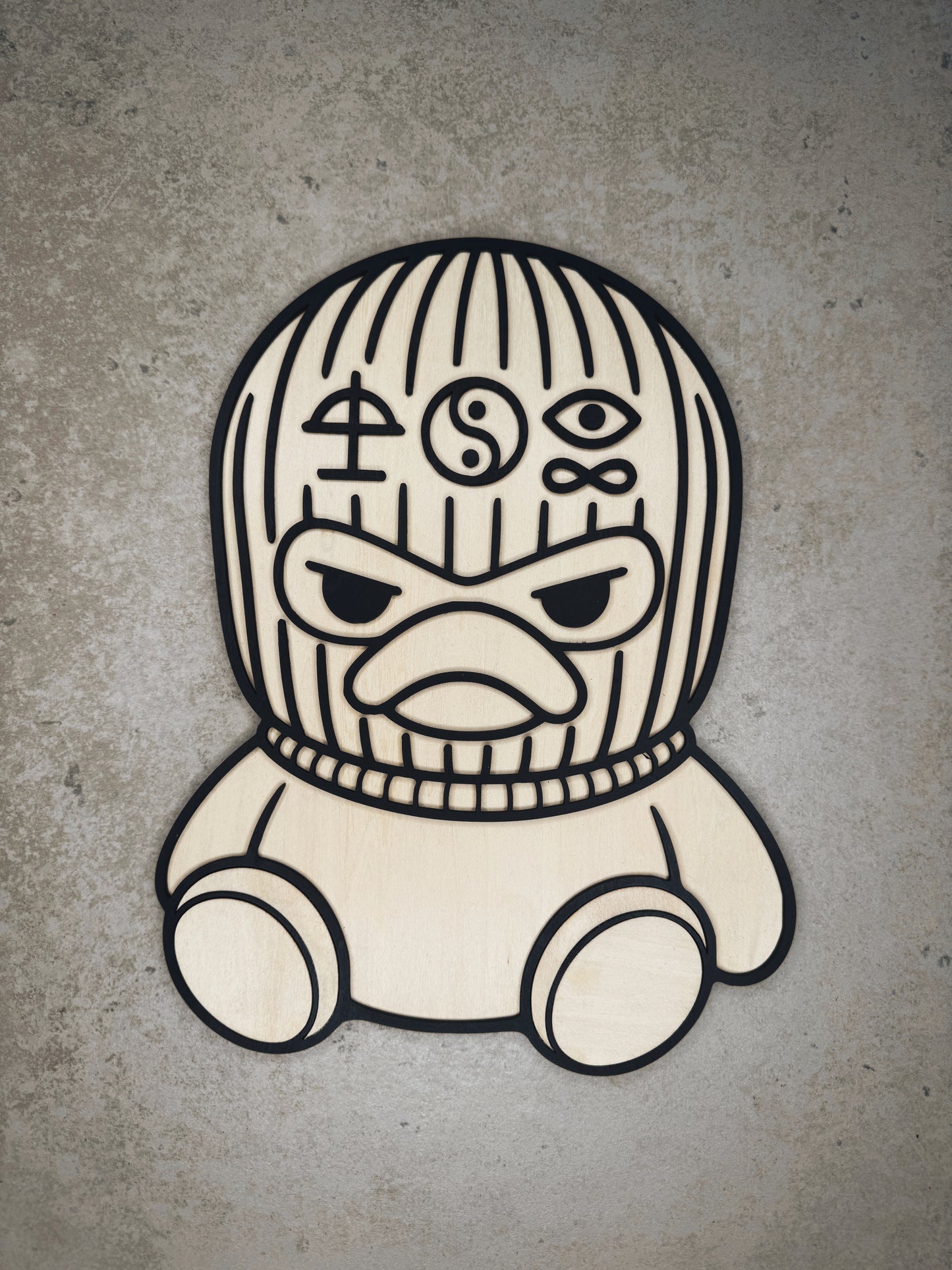 Wallart "The Masked Duck"