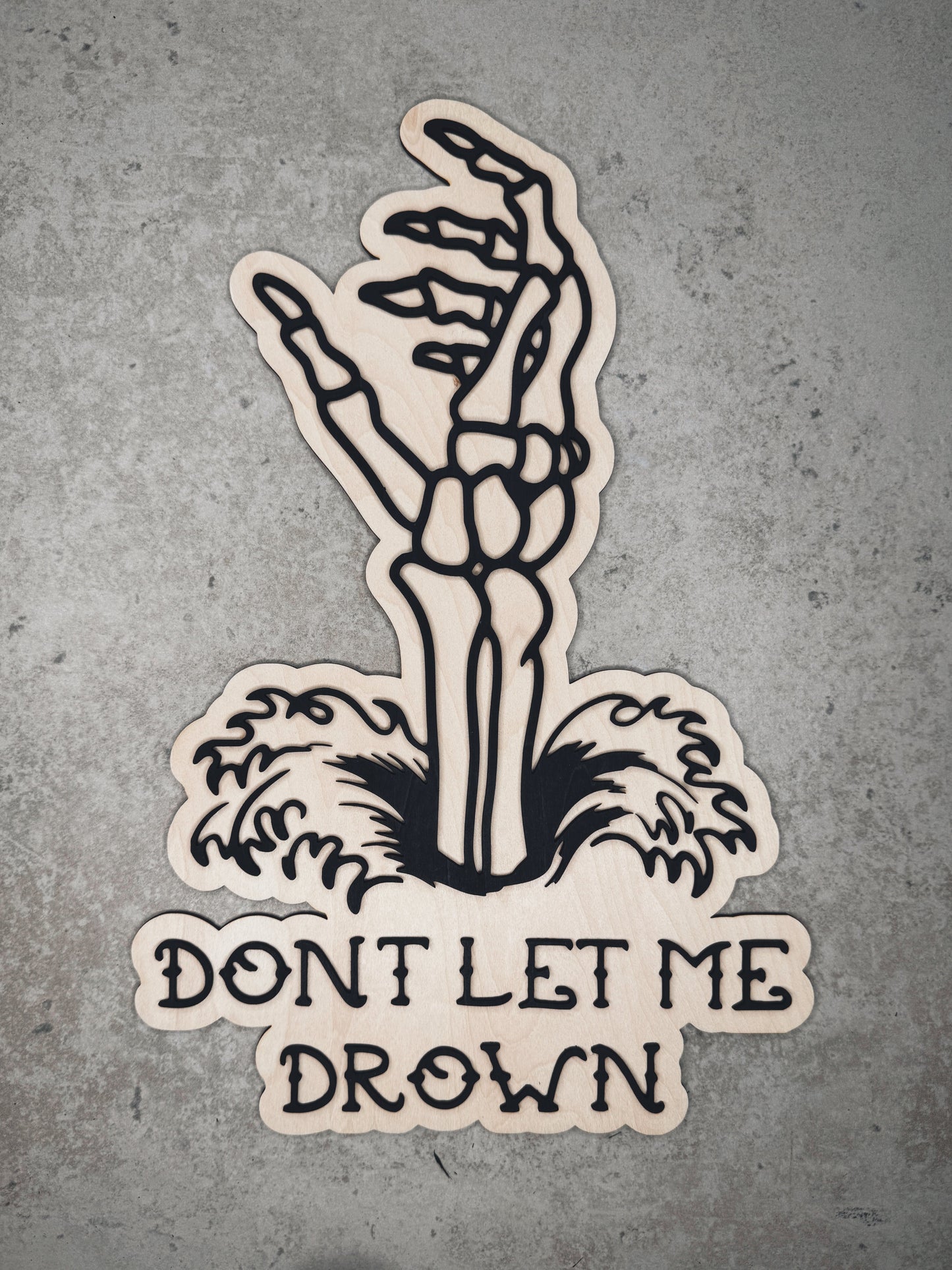 Wallart "Drown"