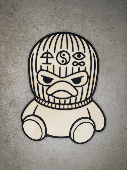 Wallart "The Masked Duck"