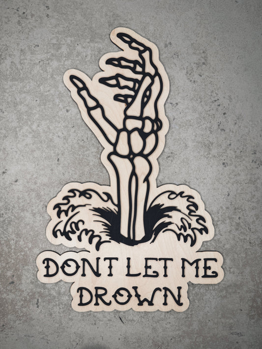Wallart "Drown"