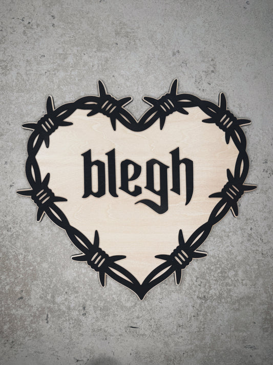 Wallart "Blegh"