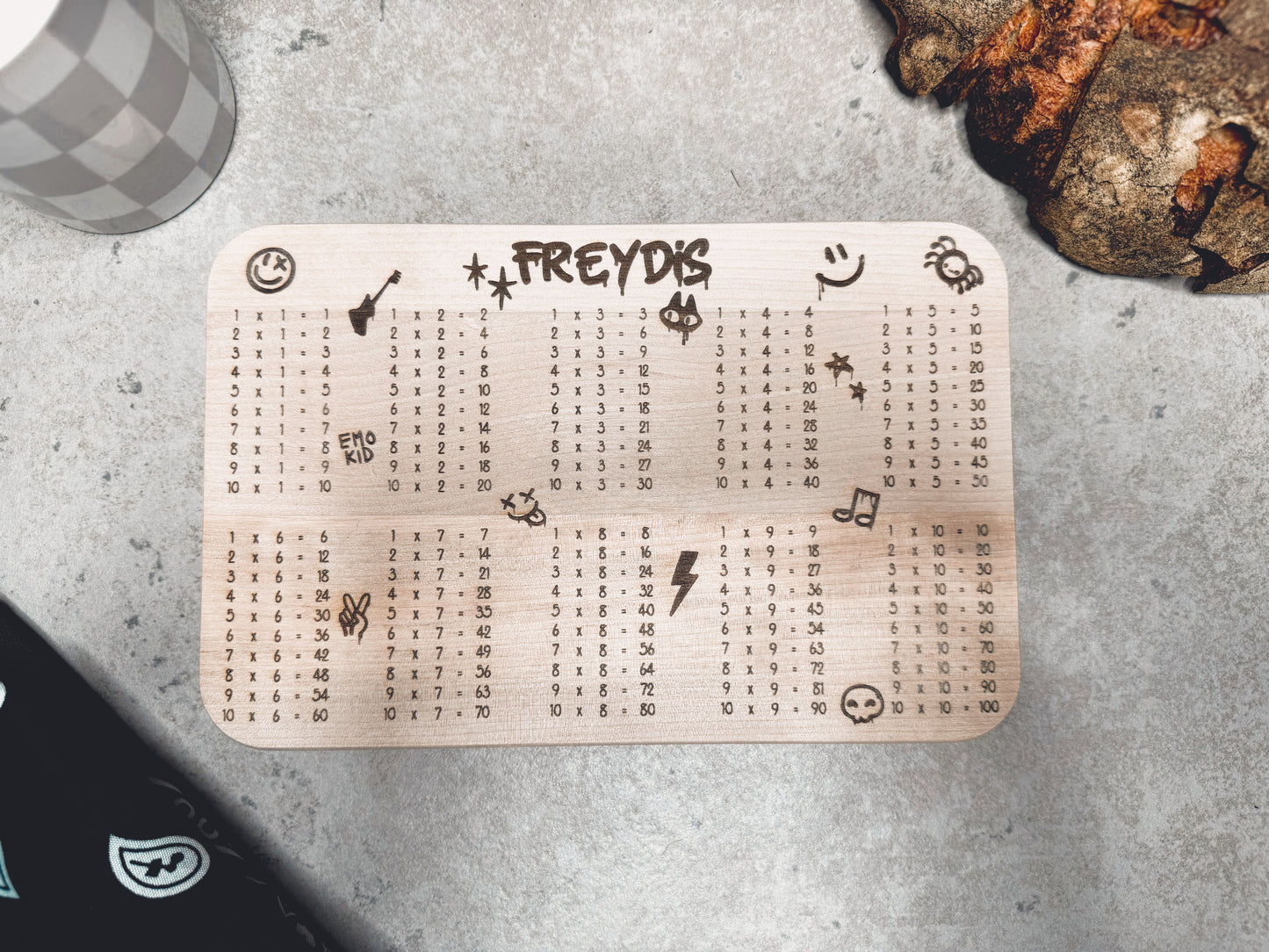 Breakfast Board Kids "Rechenbrett" Personalisiert
