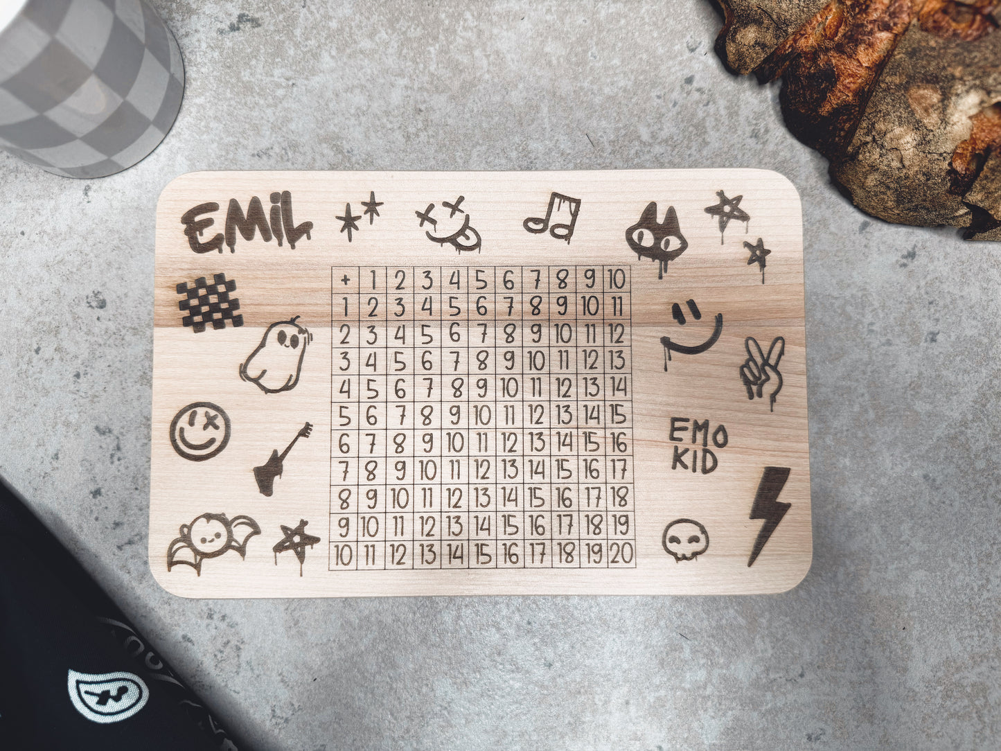 Breakfast Board Kids "Rechenbrett" Personalisiert